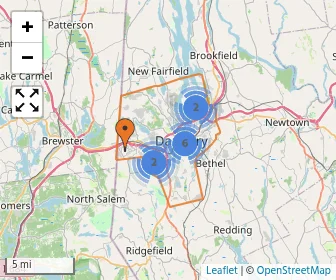 Area schools map