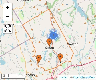 Area schools map