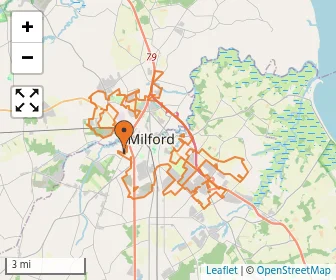 Area schools map
