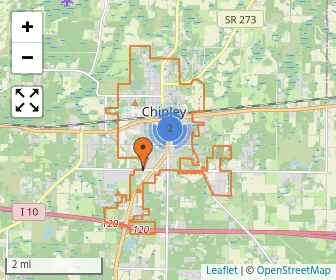 Area schools map