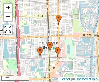 Area schools map