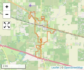 Area schools map