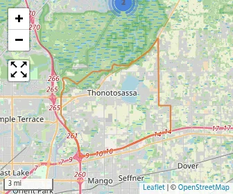 Area schools map