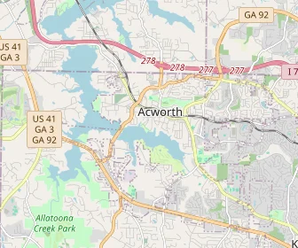 Area schools map