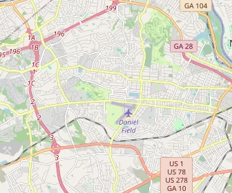 Area schools map