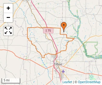 Area schools map