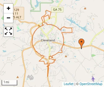 Area schools map