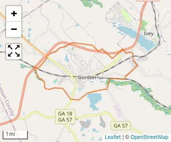 Area schools map