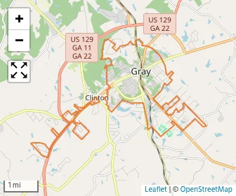 Area schools map