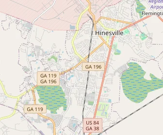 Area schools map