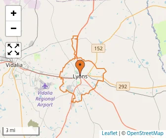 Area schools map