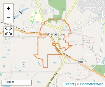 Area schools map