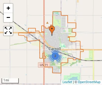 Area schools map