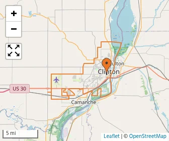 Area schools map