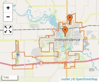 Area schools map