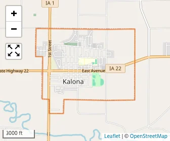 Area schools map