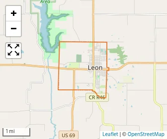 Area schools map