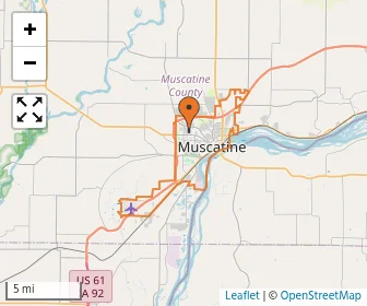 Area schools map
