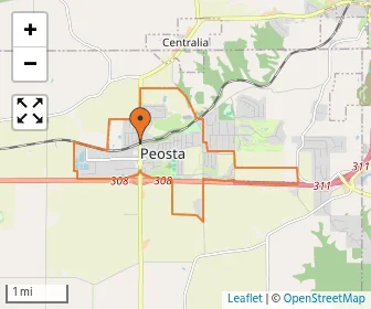 Area schools map