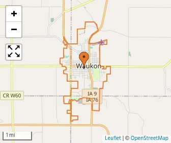 Area schools map