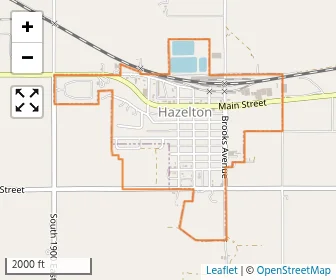Area schools map