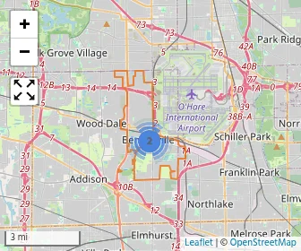 Area schools map