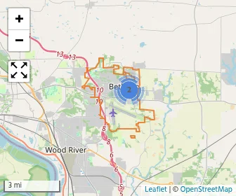 Area schools map