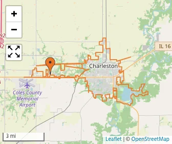 Area schools map