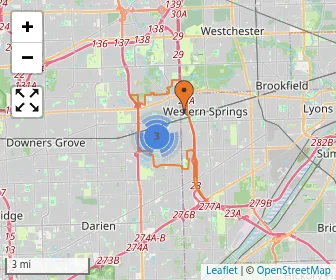 Area schools map