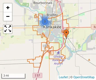 Area schools map