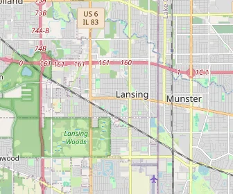 Area schools map