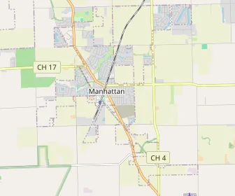 Area schools map