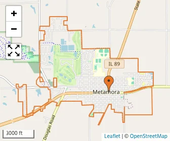 Area schools map