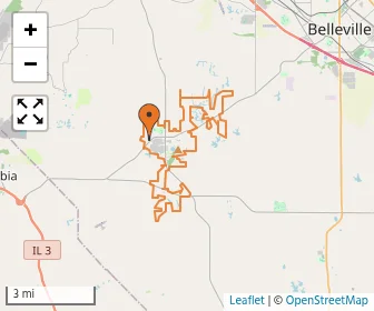 Area schools map