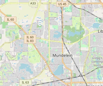 Area schools map
