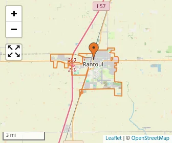 Area schools map
