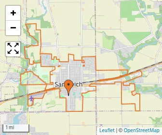 Area schools map