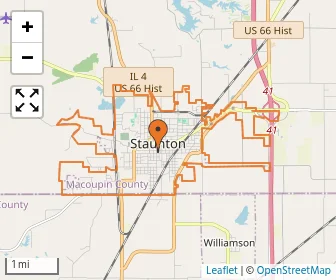Area schools map
