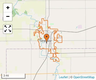Area schools map