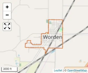 Area schools map