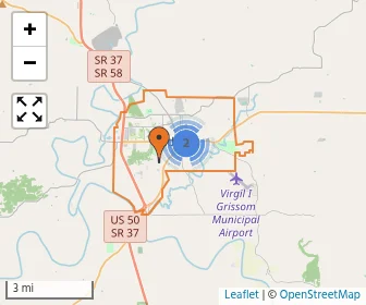 Area schools map
