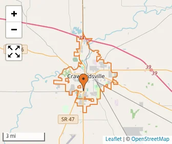 Area schools map