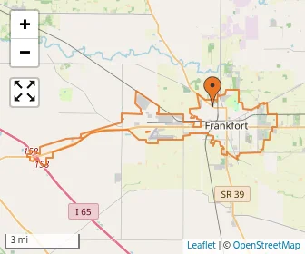Area schools map