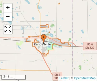 Area schools map