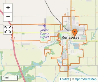 Area schools map