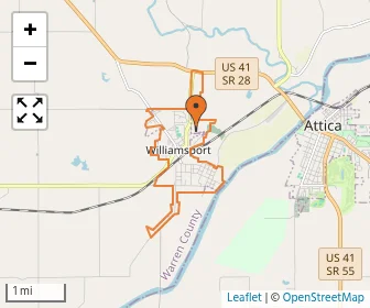 Area schools map