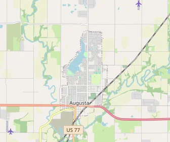 Area schools map