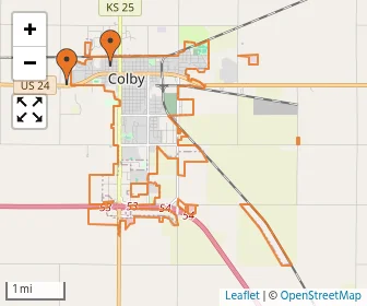 Area schools map