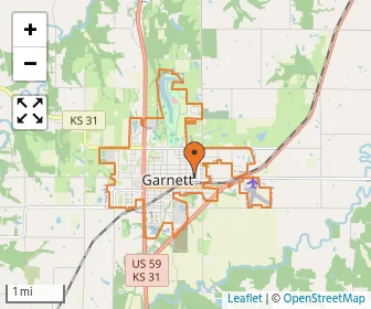 Area schools map