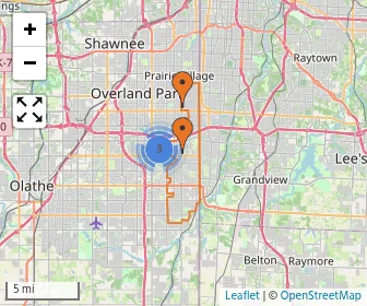 Area schools map